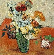 Vincent Van Gogh Japanese Vase with Roses and Anemones France oil painting artist